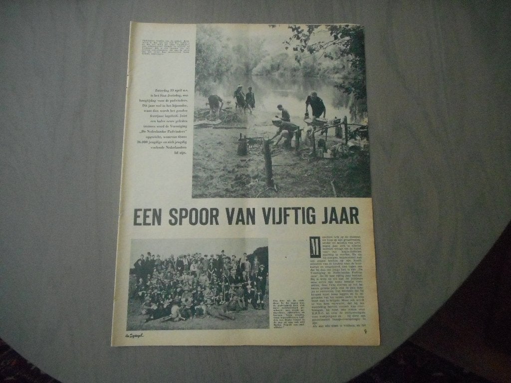 Vereniging De Nederlandse Padvinders. 50 Jaar. 1960., Ophalen of Verzenden, Gebruikt, Overige typen