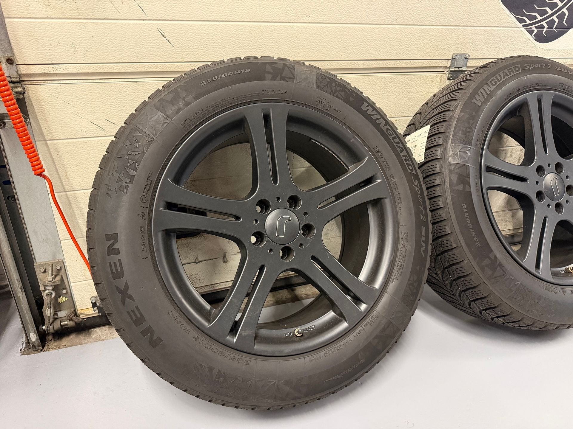 18inch Audi Q5 Velgen! Winterbanden! 5x112 Tiguan ML, 18 inch, Gebruikt, -, -