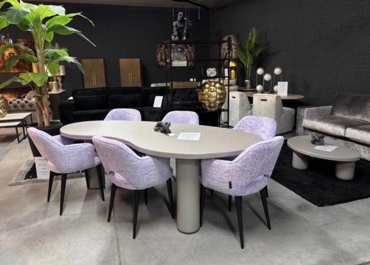 Sequoia Clay organiche eettafel richmond Interiors, Huis en Inrichting, 200 cm of meer, Zo goed als nieuw, Rechthoekig, 50 tot 100 cm