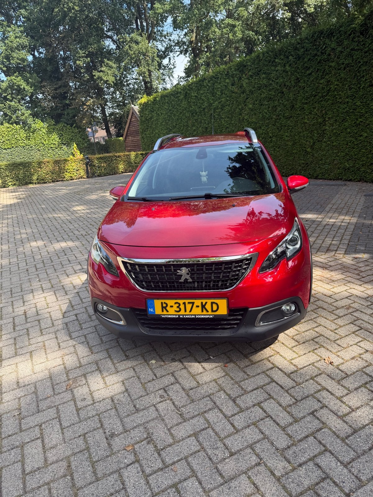 Peugeot 2008 1.2 Puretech 130pk 2019 Rood, Auto's, Voorwielaandrijving, 1250 kg, 1199 cc, 49 €/maand