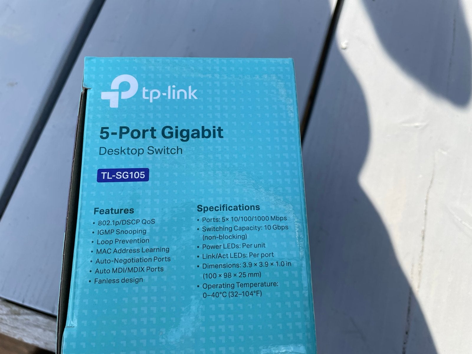 TP-Link TL-SG105 5-Poorts Gigabit Desktop Switch, Computers en Software, Netwerk switches, Ophalen of Verzenden, Nieuw