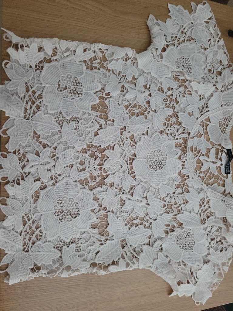 Mooi borduur topje XS Atmosphere  nieuwstaat, Kleding | Dames, Atmosphere, Wit, Ophalen of Verzenden, Zo goed als nieuw
