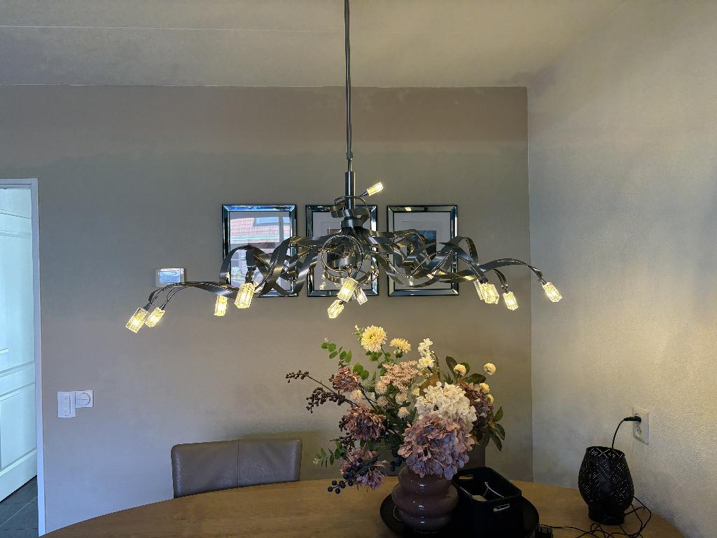 Hanglamp led, Ophalen, 50 tot 75 cm, Romantisch, Zo goed als nieuw