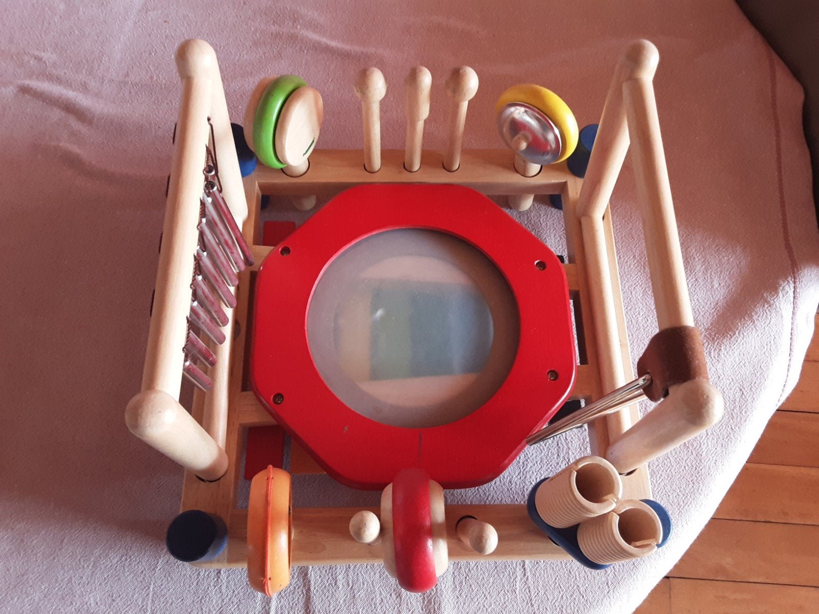 Melody mix houten muziekspeelgoed als nieuw va 36maanden, Kinderen en Baby's, Speelgoed | Educatief en Creatief, Ophalen of Verzenden