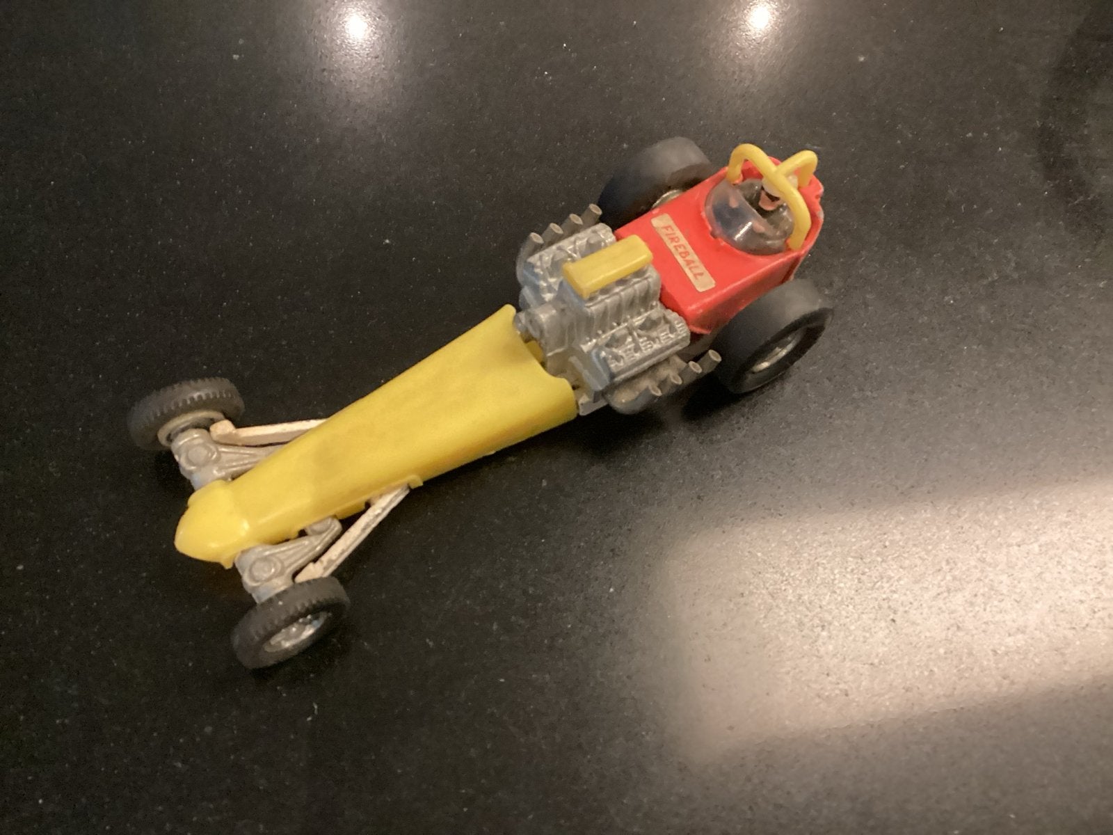 Dinky Toys Fireball Dragster - Vintage Speelgoedauto, Hobby en Vrije tijd, Modelauto's | 1:43, Ophalen of Verzenden, Gebruikt