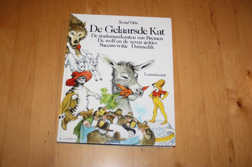 De gelaarsde kat, Svend Otto, sprookjes prentenboek, Gelezen, 5 of 6 jaar, Jongen of Meisje, Ophalen of Verzenden