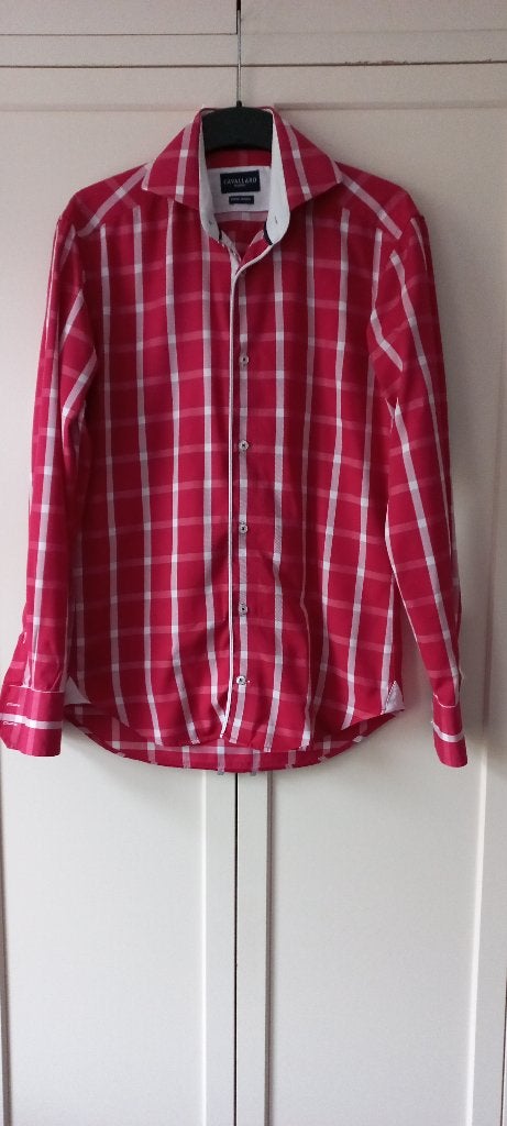 Cavallaro Napoli overhemd maat S(38) zgan, Kleding | Heren, Overhemden, Halswijdte 38 (S) of kleiner, Ophalen of Verzenden, Zo goed als nieuw