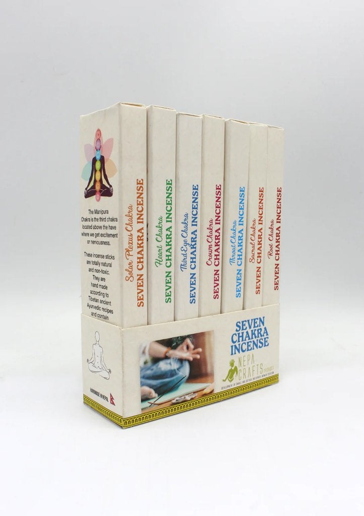 'Zeven chakra' Tibetaans wierookset, Verzenden, Nieuw, Nepalhandwerk.nl, Nepalhandwerk.nl