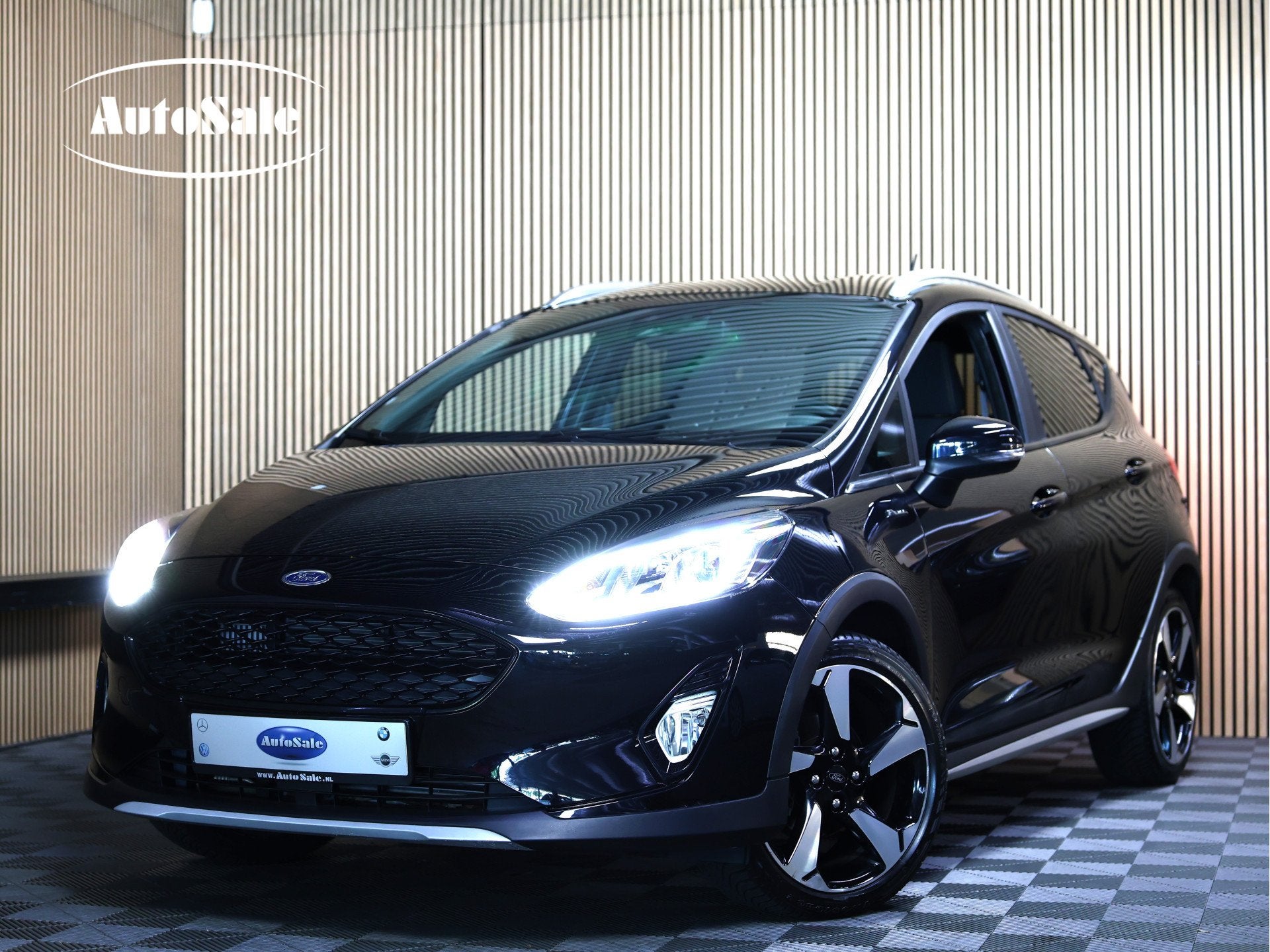 Ford Fiesta 1.0 EcoBoost Titanium X AUTOM B&O NAVI CLIMA PDC, 1184 kg, Zwart, Bedrijf, Hatchback