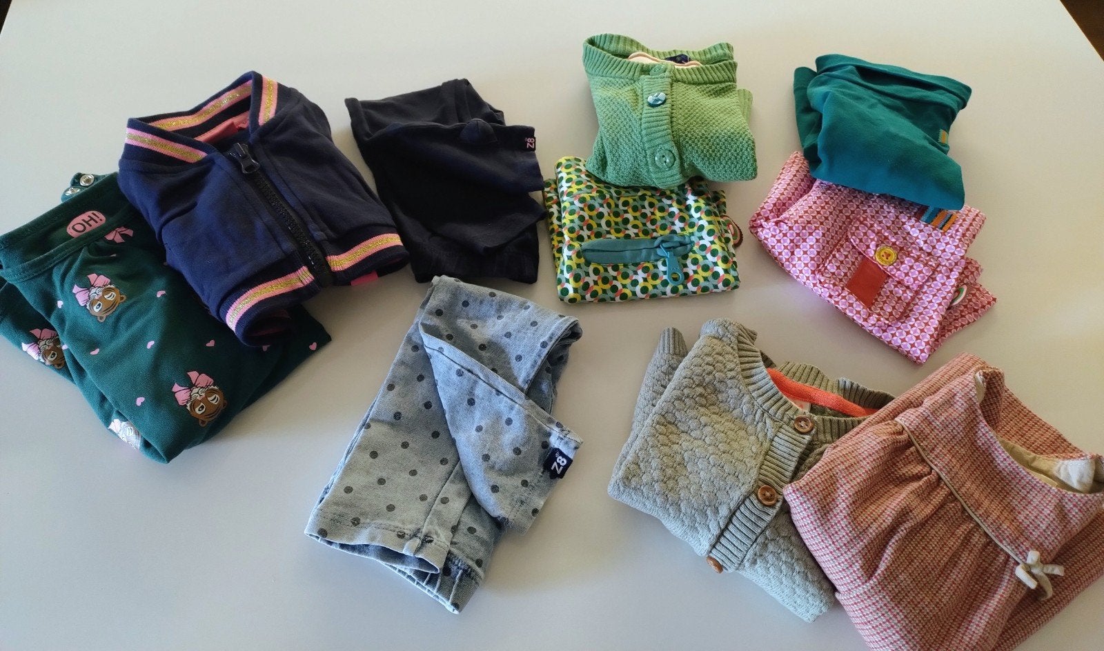 Kledingpakket maat 68, Kinderen en Baby's, Babykleding | Maat 68, Ophalen, Zo goed als nieuw, Meisje