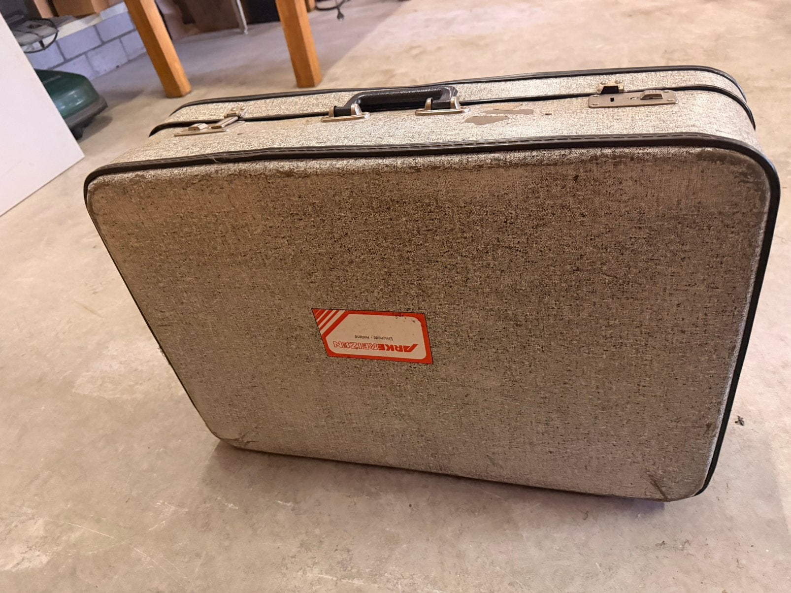 Koffer Vintage, Ophalen, Overige materialen, Gebruikt, 45 tot 55 cm