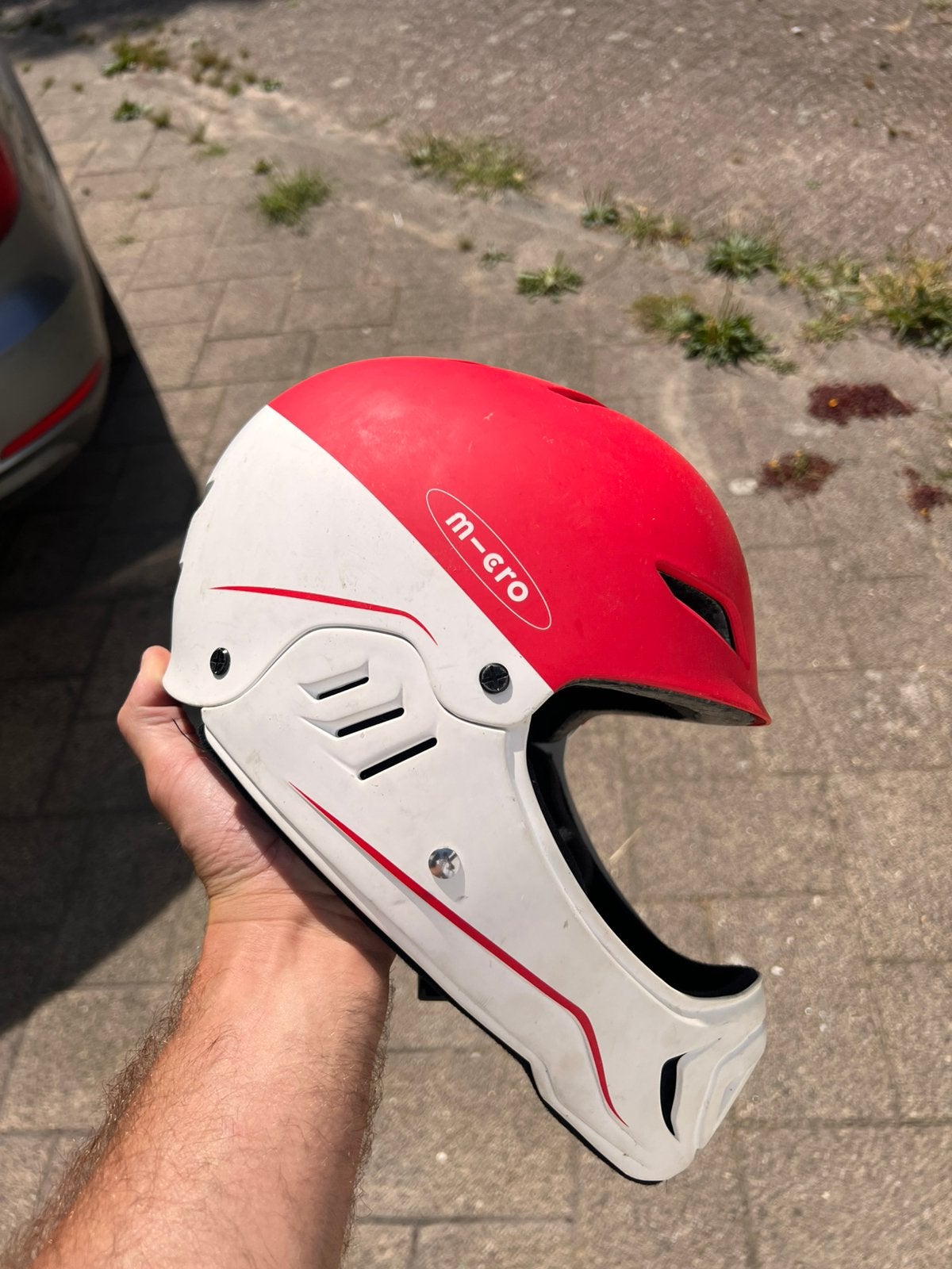 Micro kinder fietshelm, Ophalen, Gebruikt, Jongen of Meisje