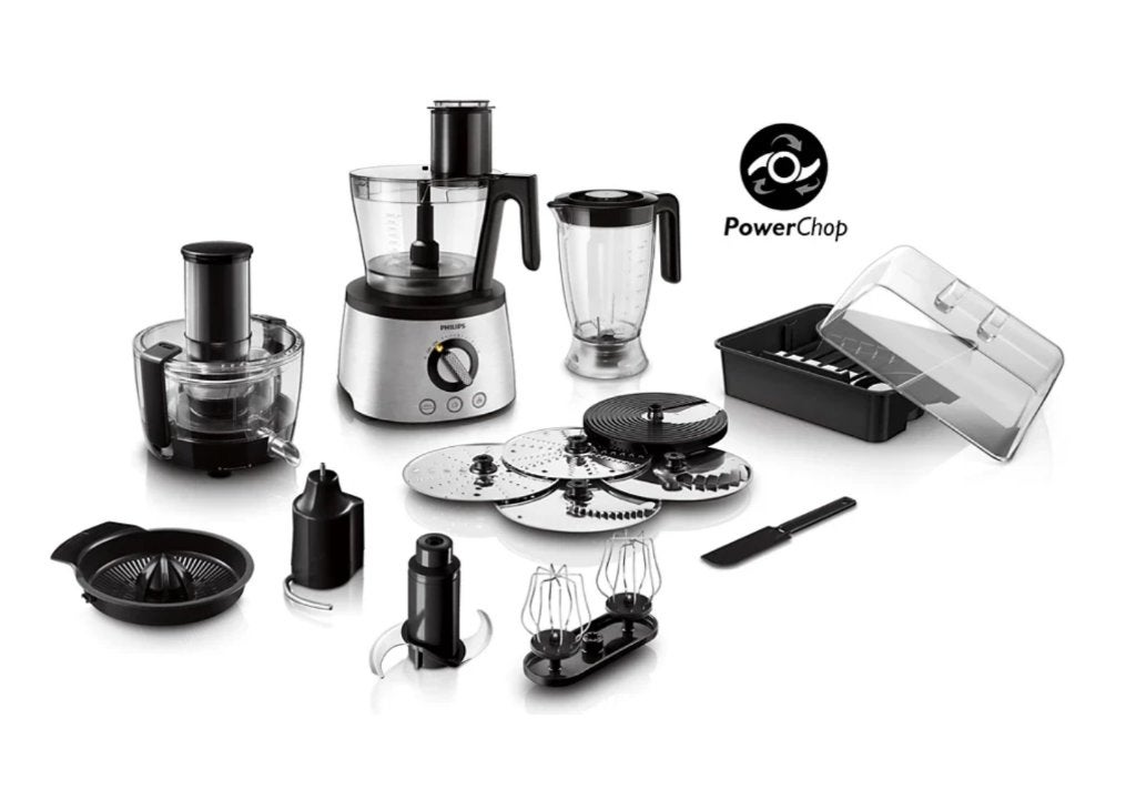 Philips keukenmachine / Foodprocessor HR7778, Witgoed en Apparatuur, Ophalen of Verzenden, Zo goed als nieuw, Vaatwasserbestendig
