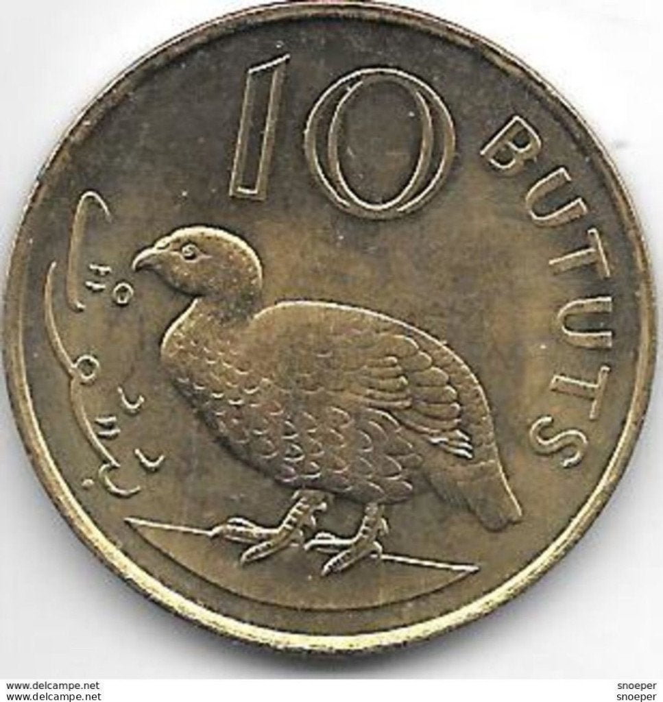 gambia 10 bututs 1998 km 56 unc, Postzegels en Munten, Ophalen of Verzenden, Overige landen, Losse munt