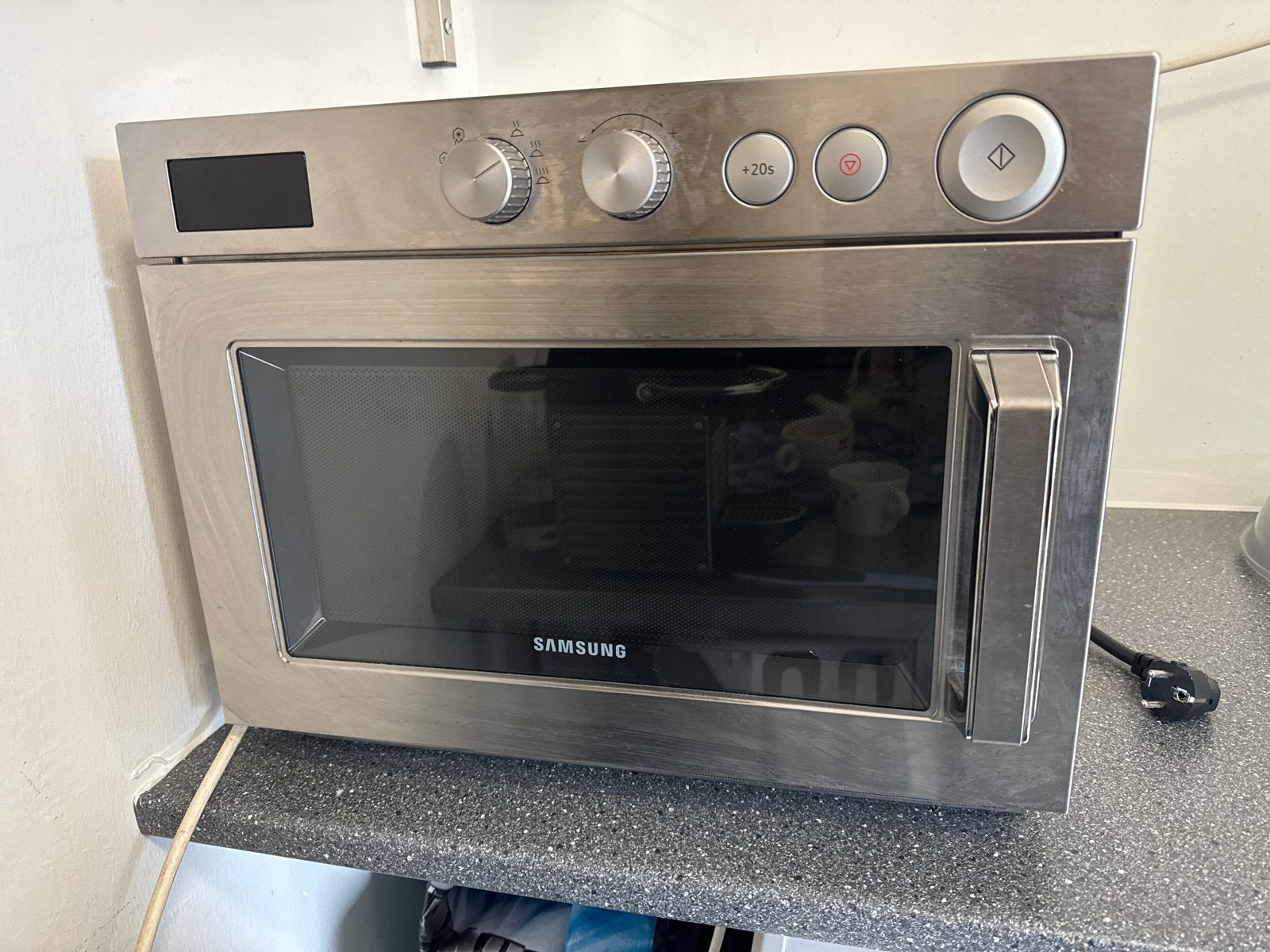 Samsung professional magnetron MJ26A091AT  zgan., Ophalen, Minder dan 45 cm, Vrijstaand, Oven