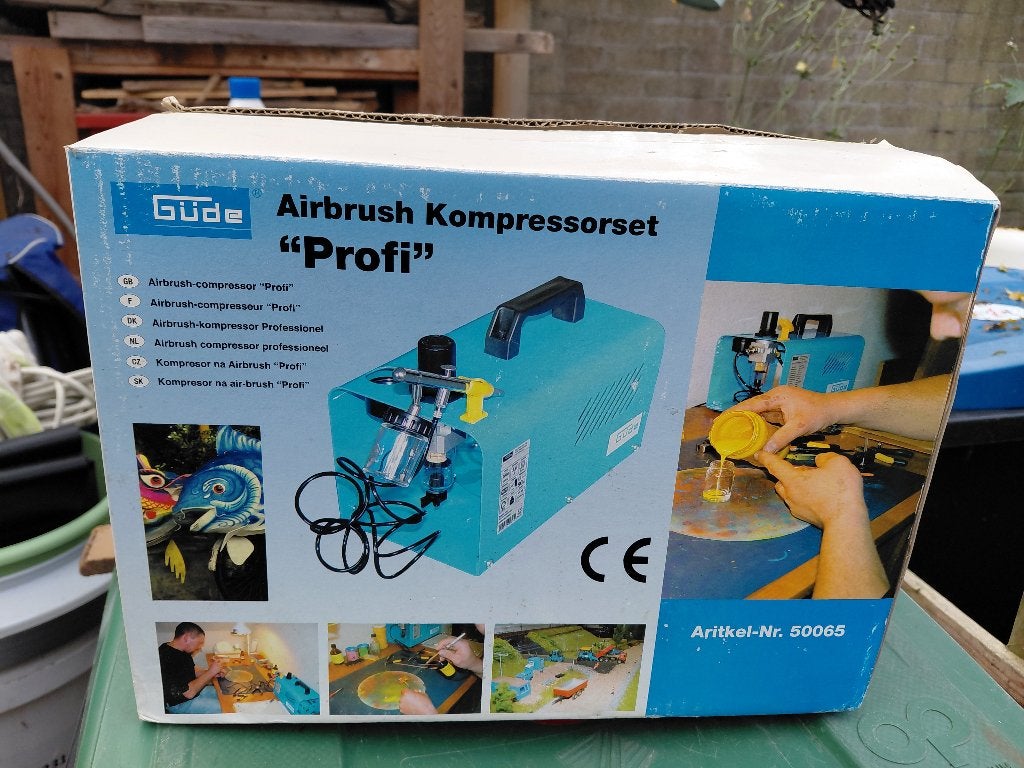 Gude Airbrush compressorset profi, Ophalen of Verzenden, Nieuw, Airbrush en Toebehoren