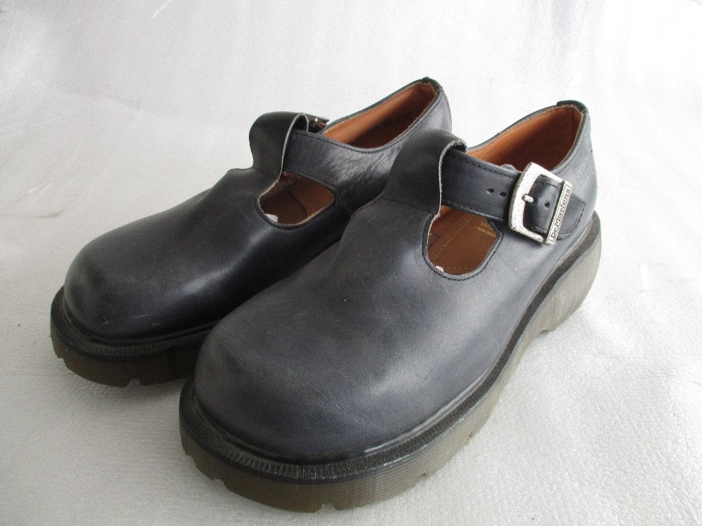 Dr martens vintage navy mary jane sandaal  leather size 5, Info@taurusvintage.nl, Blauw, Dr martens, Nieuw