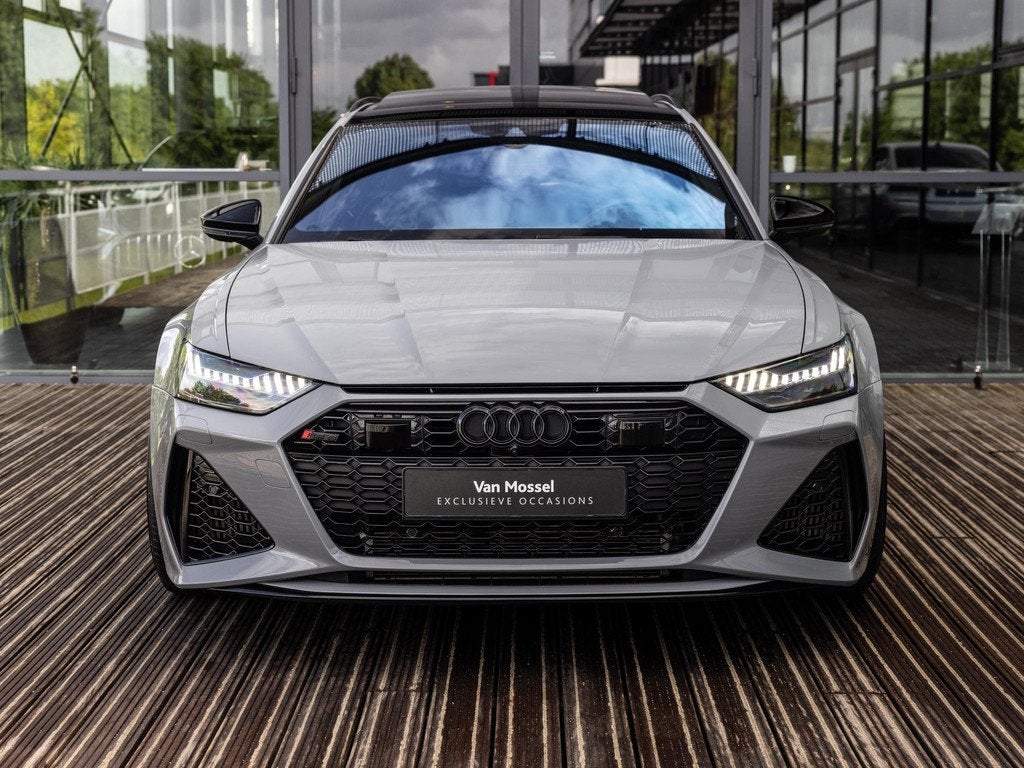 Audi RS6 Avant 4.0 TFSI quattro | RS DYNAMIC PLUS | KERAMISC, Auto's, 12 maanden, Gebruikt, 600 pk, Lichtsensor