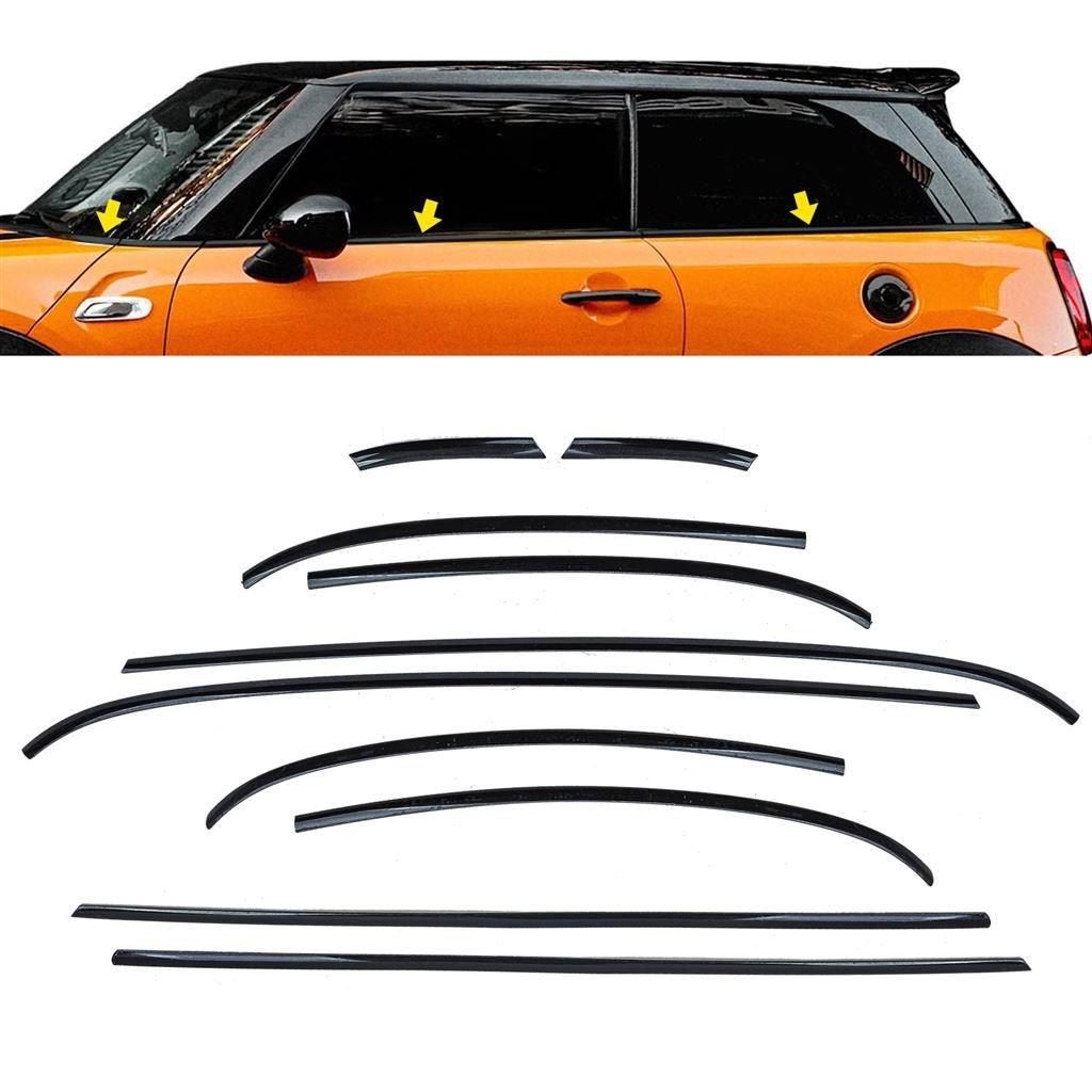 Shadow Line Raam lijsten Glans Zwart voor Mini F56, Auto diversen, Verzenden