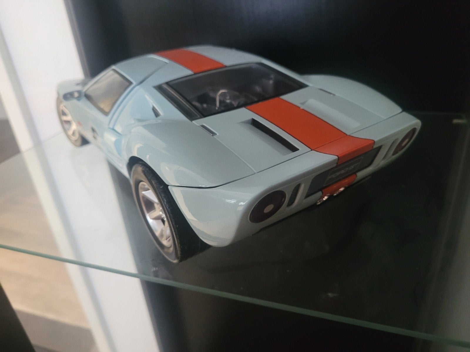 Ford gt gulf grote1/12, Auto, Nieuw, Ophalen of Verzenden, 1:9 t/m 1:12