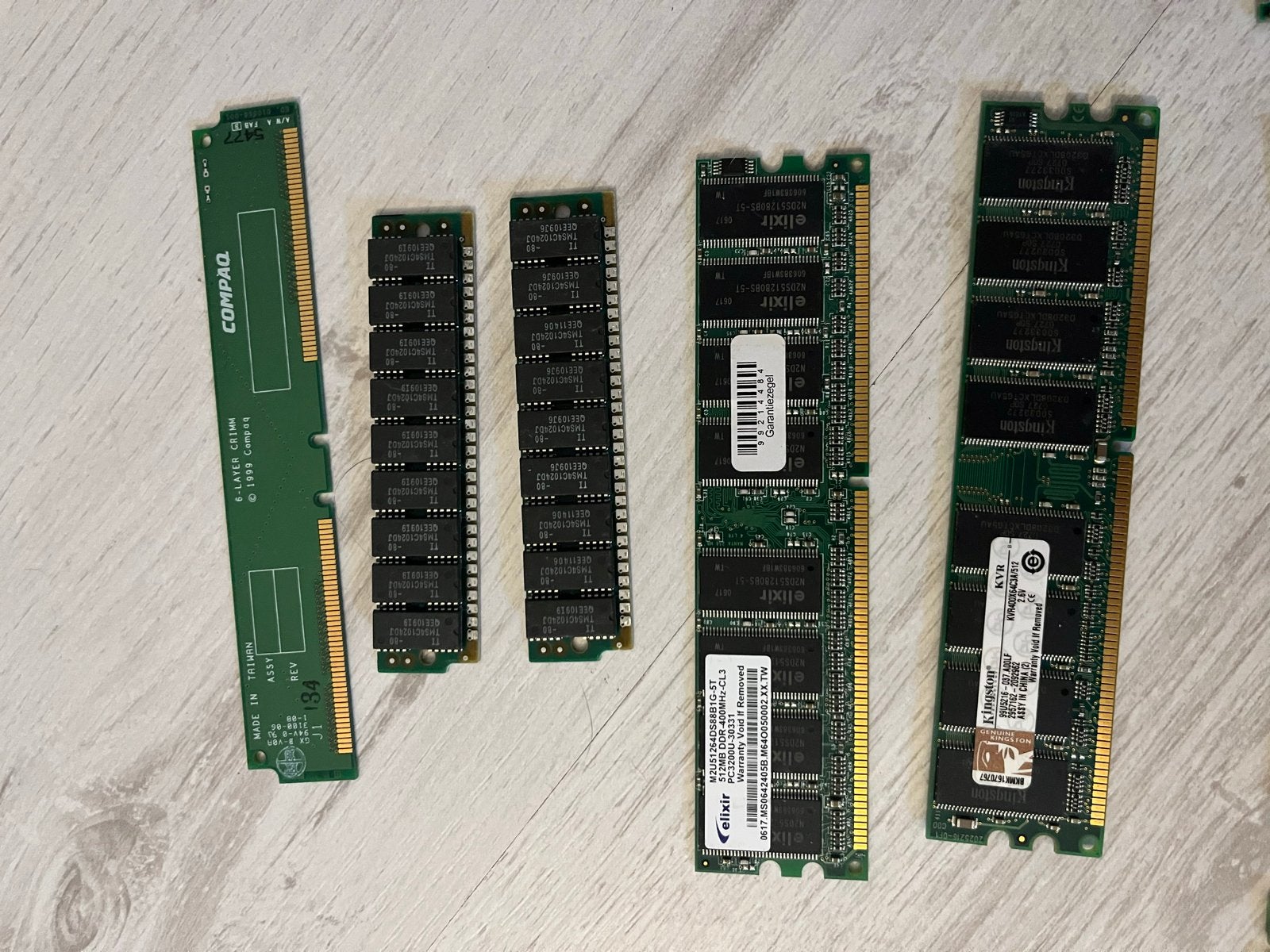 Diverse RAM Geheugenmodules, Computers en Software, Ophalen, Overige soorten, Server, Gebruikt