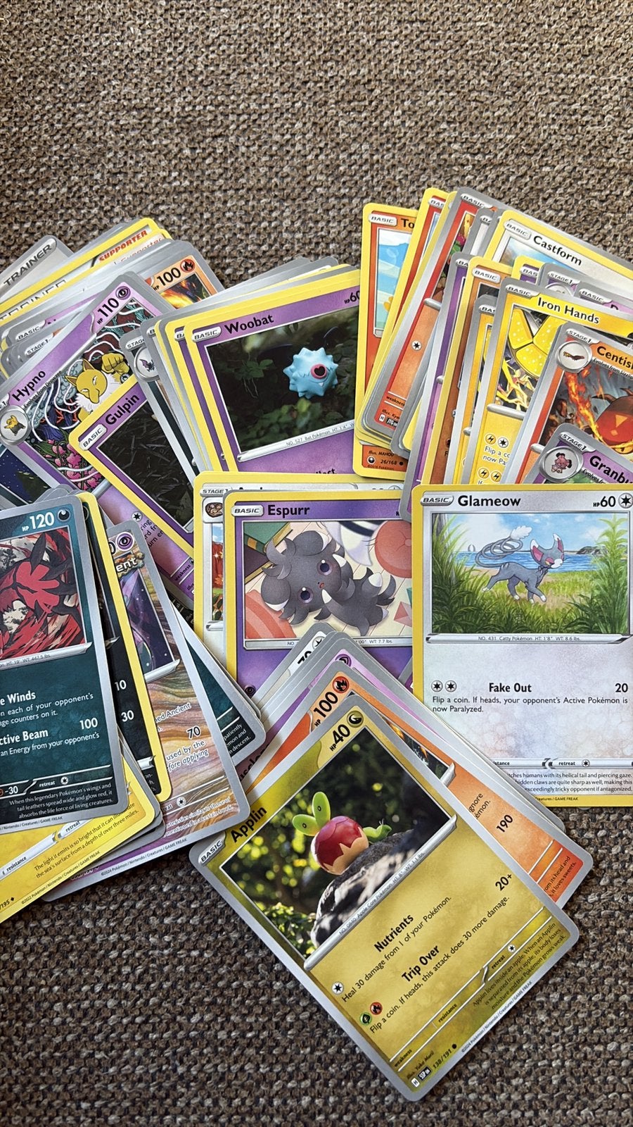 Diverse Pokémon kaarten - Losse kaarten, Ophalen of Verzenden, Zo goed als nieuw, Losse kaart
