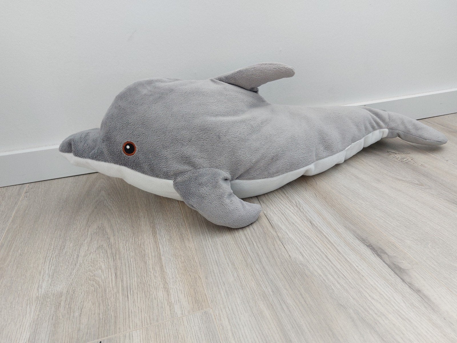 Knuffel Ikea dolfijn grijs blavingad L1609, Ophalen of Verzenden, Zo goed als nieuw