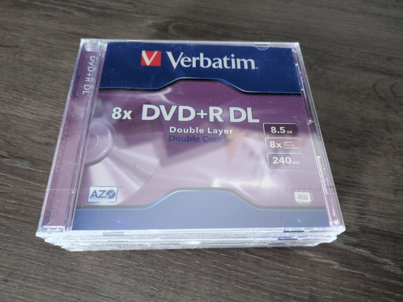 Verbatim 8x DVD+R DL Double Layer 8.5GB (Nieuw, 4 stuks), Nieuw, Ophalen of Verzenden, Dvd, Dubbellaags
