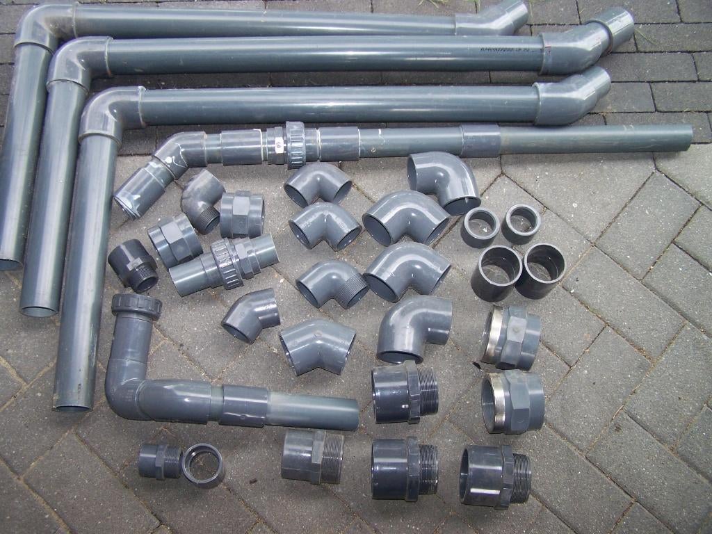 Beregening/drukleidingsysteem diverse hulpstukken nieuw, Doe-het-zelf en Verbouw, Buizen en Afvoer, Ophalen, Bochten, Pvc, Nieuw