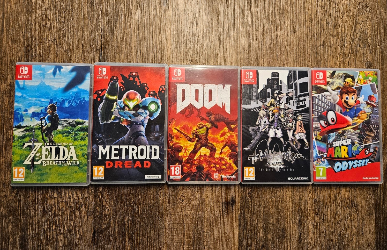 Nintendo Switch games: Zelda, Metroid, DOOM, TWEWY, Mario, Spelcomputers en Games, Games | Nintendo Switch, Avontuur en Actie