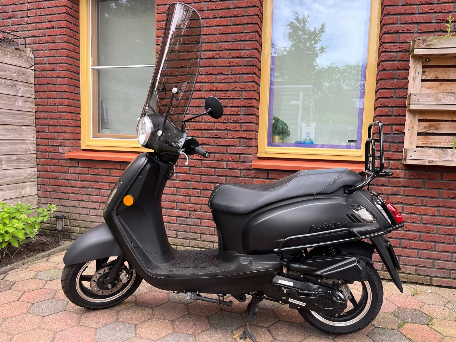 SYM Fiddle II 50 4T 2020 | 12.844 km | Matzwart, Ophalen of Verzenden, Gebruikt, Benzine, SYM