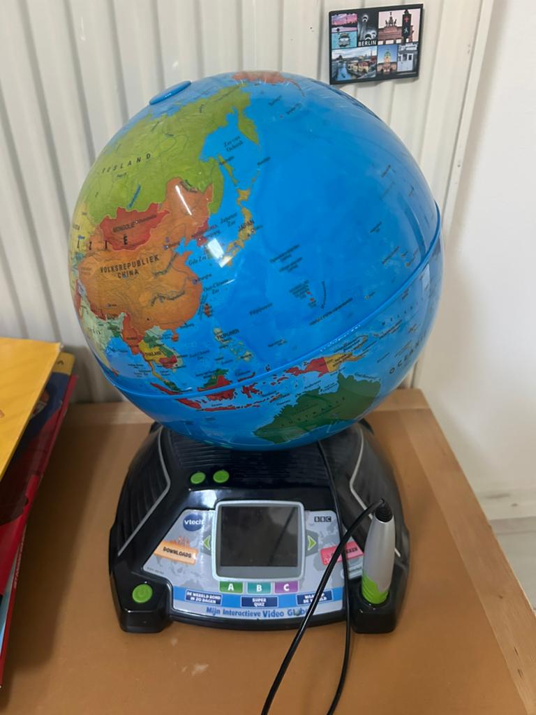 VTech interactieve wereldbol, Ophalen of Verzenden, Ontdekken, Met geluid
