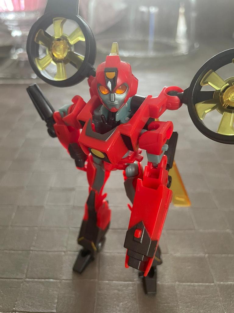 Transformers Earthspark deluxe class Twitch, Verzamelen, Transformers, Overige generaties, Ophalen, Zo goed als nieuw, Overige rassen