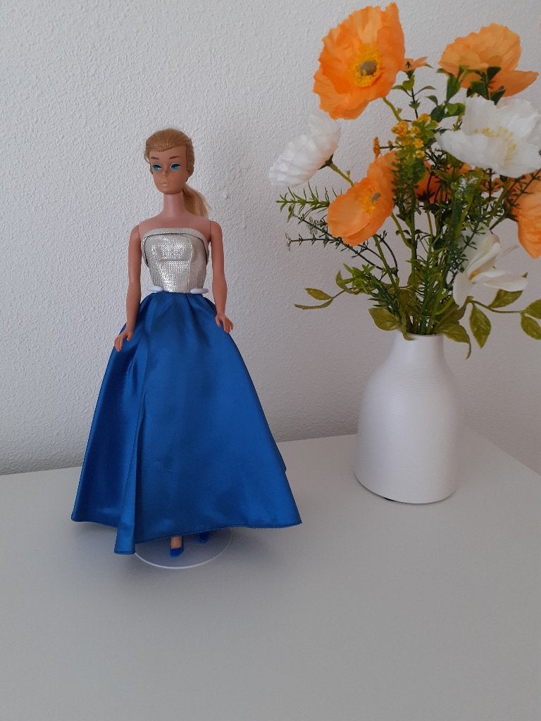 Vintage Barbie Swirl Ponytail Blond (1963/1964), Ophalen of Verzenden, Gebruikt, Pop