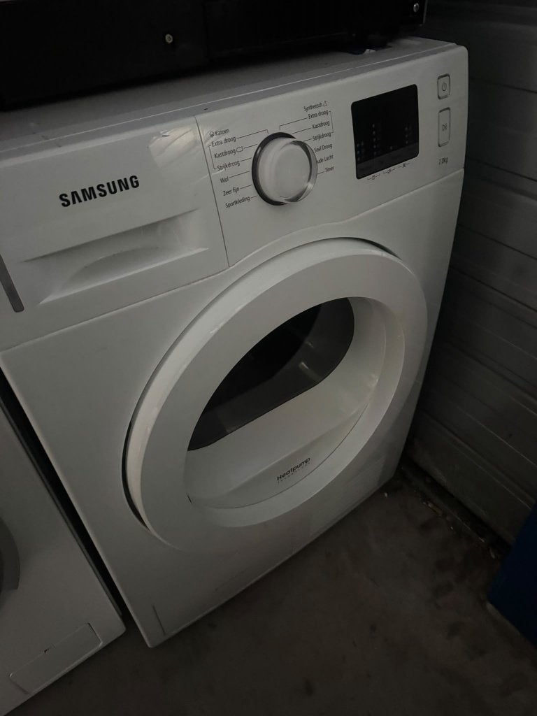 samsung warmtepompdroger, 6 tot 8 kg, Gebruikt, Ophalen of Verzenden, 85 tot 90 cm