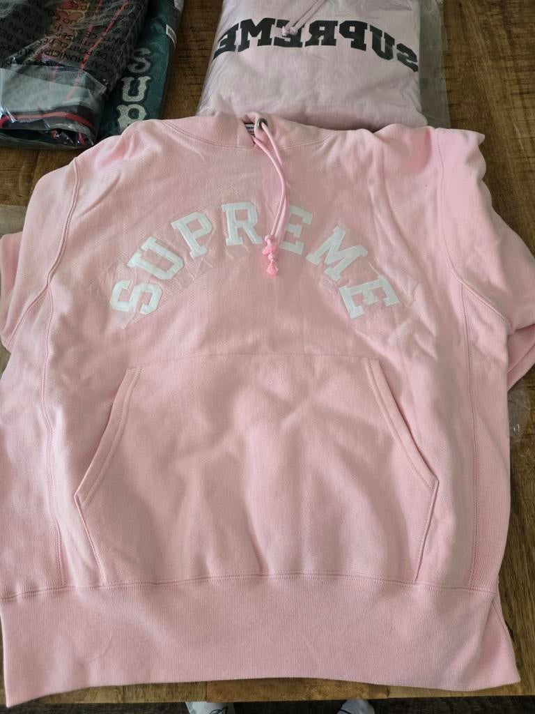 Supreme x Champion hoodie maat M, Maat 48/50 (M), Nieuw, Ophalen of Verzenden, Roze