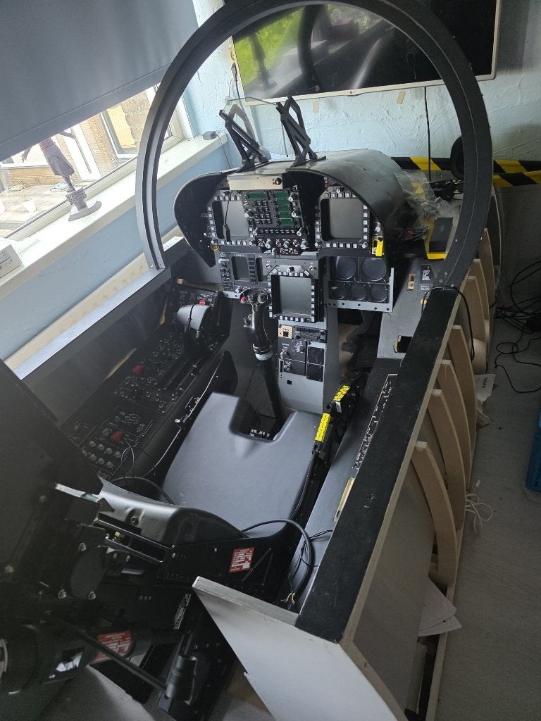 F18 cockpit simulator, Ophalen, 1 speler, Vanaf 3 jaar, Niet werkend