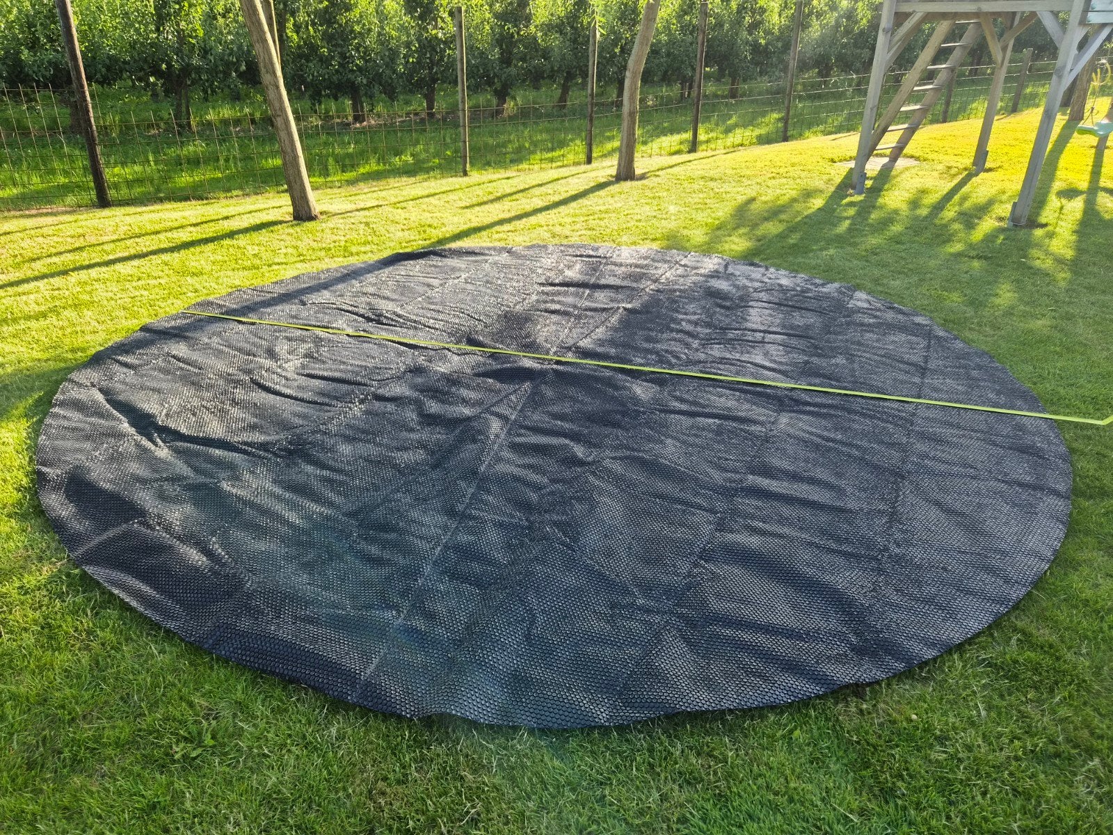 Intex bestway zwembad afdekzeil zwart bubbeltjes, Tuin en Terras, Ophalen of Verzenden, Rond, Overige typen, Minder dan 80 cm