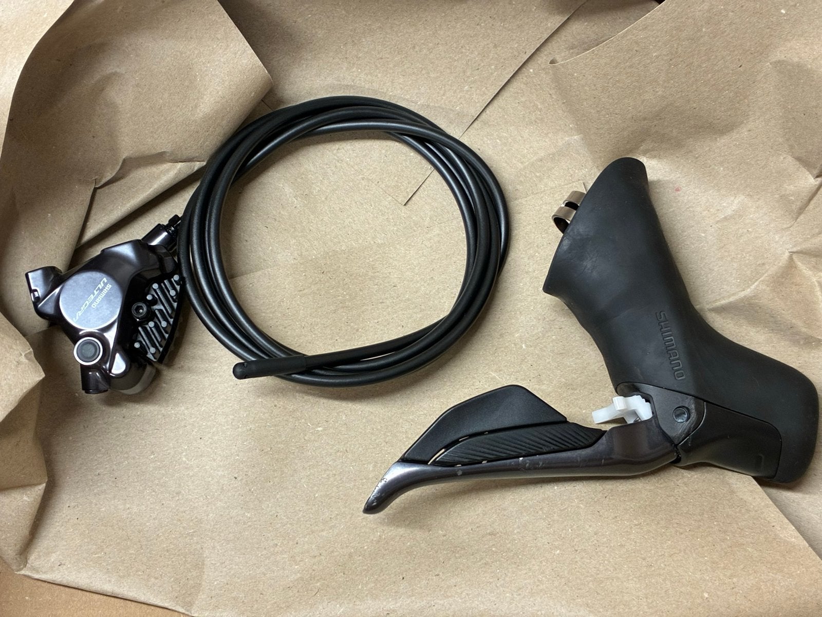 Shimano Ultegra 8170 caliper en shifter - Nieuw/Gebruikt, Ophalen of Verzenden, Zo goed als nieuw, Racefiets, Remmen
