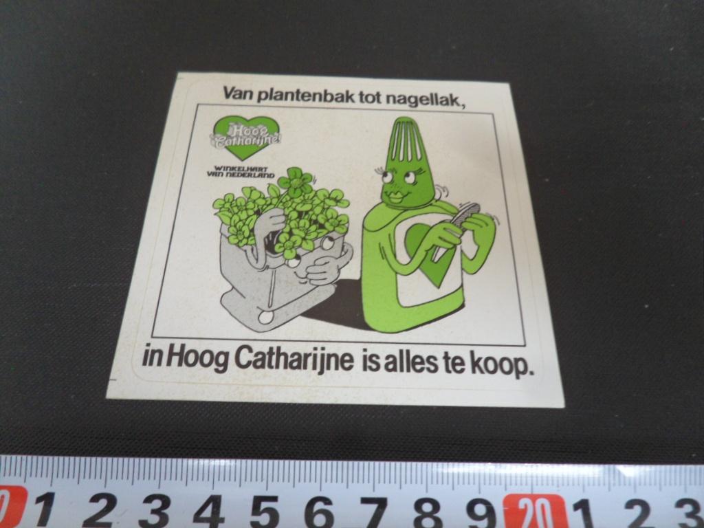 sticker Utrecht in Hoog Catharijne is alles te koop  *, Verzamelen, Stickers, Zo goed als nieuw, Ophalen