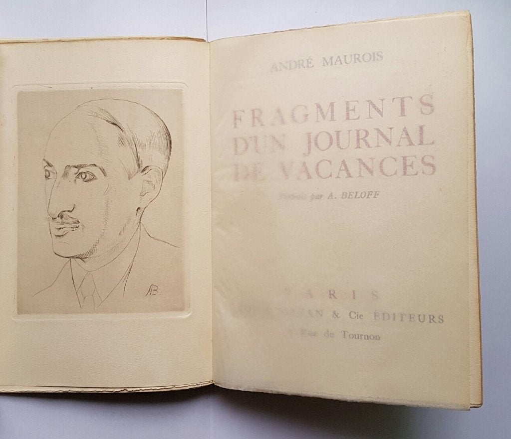 André Maurois - Fragments d'un journal de vacances, Boeken, Ophalen of Verzenden, Zo goed als nieuw