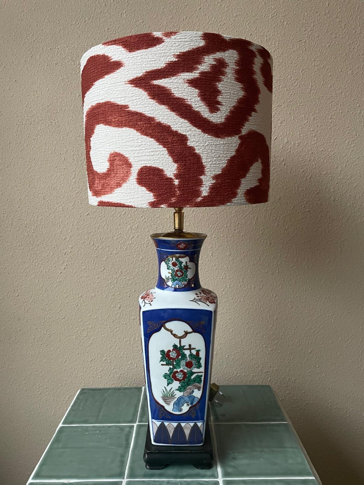 Vaaslamp, Huis en Inrichting, Lampen | Tafellampen, Ophalen, Zo goed als nieuw, Minder dan 50 cm