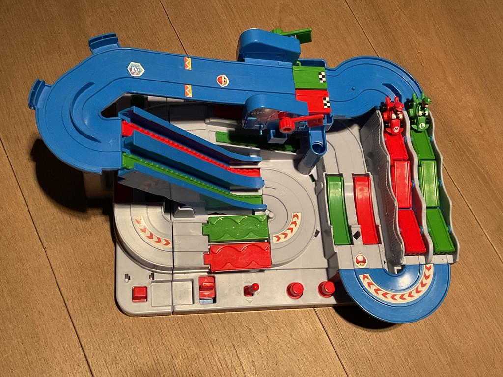 Mario Kart racing de luxe racebaan - spelletje mario kart, Overige merken, Ophalen of Verzenden, Handmatig, Racebaan
