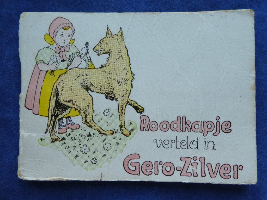 Gero roodkapje boekje over het sprookje hoorde bij bestekset, Antiek en Kunst, Antiek | Bestek, Ophalen of Verzenden
