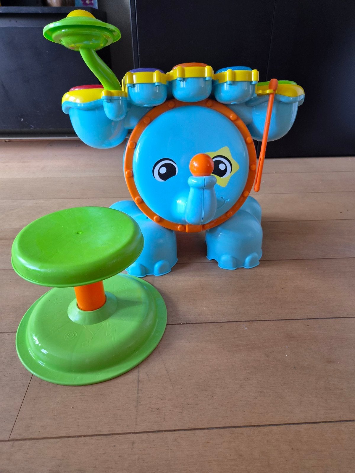 VTech Baby Mijn Eerste Drumstel met krukje, Ophalen, Gebruikt, Met licht