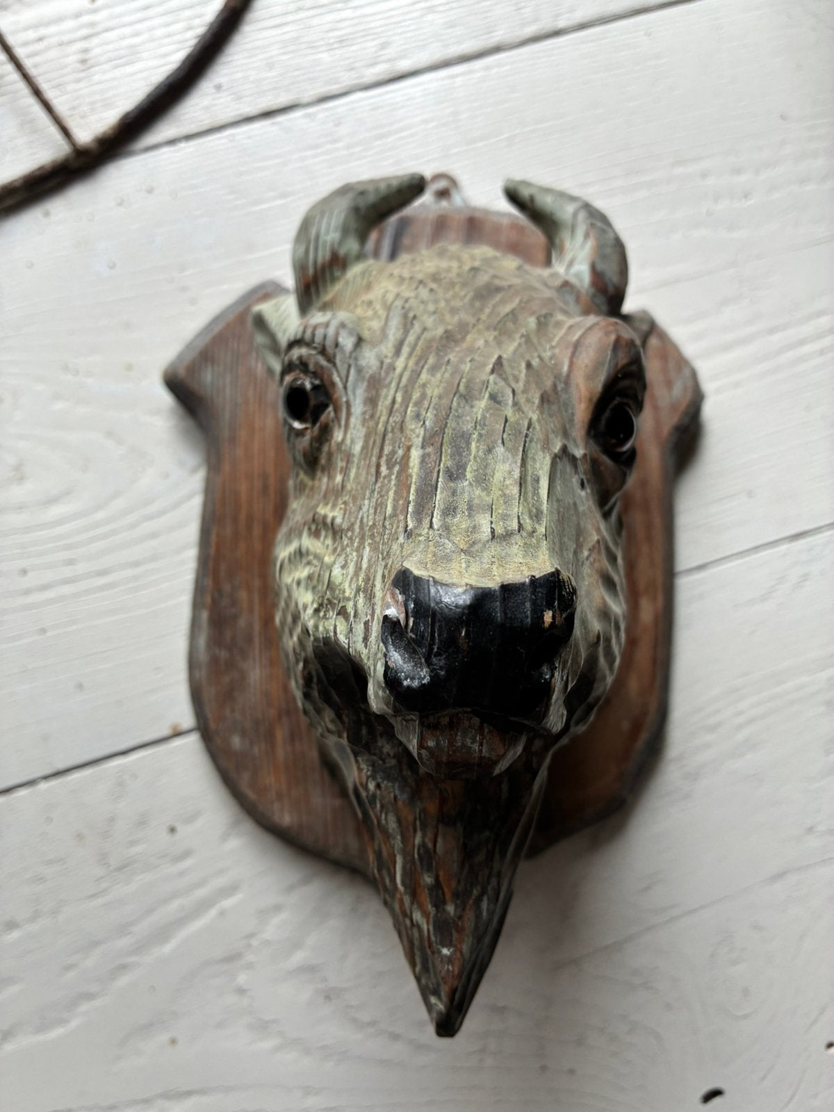 Oude houten geit, Ophalen of Verzenden