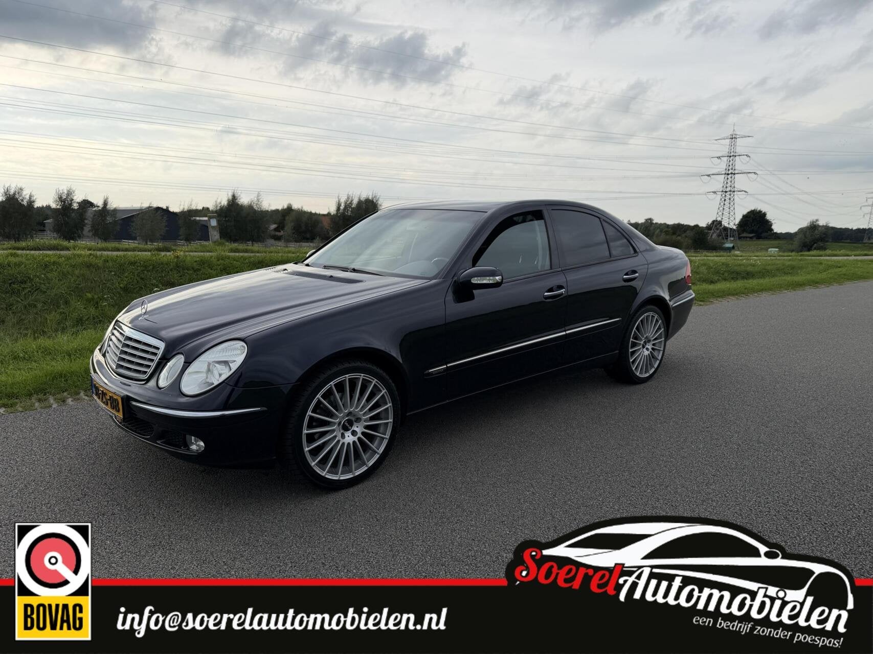 Mercedes E-klasse 240 184858 km 6cilinder handbak oersterk b, Achterwielaandrijving, Gebruikt, 2597 cc, Met garantie (alle)