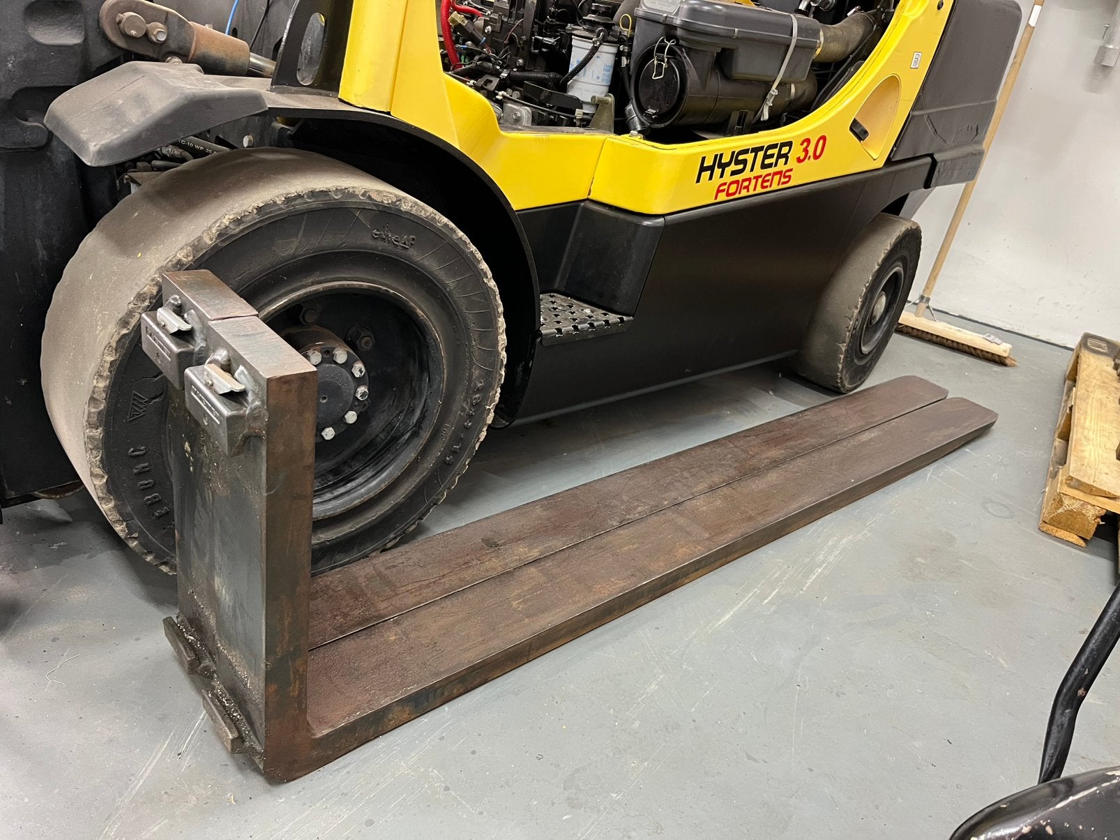 Heftruck lepels/vorken lengte 2 meter fem 2, Doe-het-zelf en Verbouw, Ophalen, Gebruikt