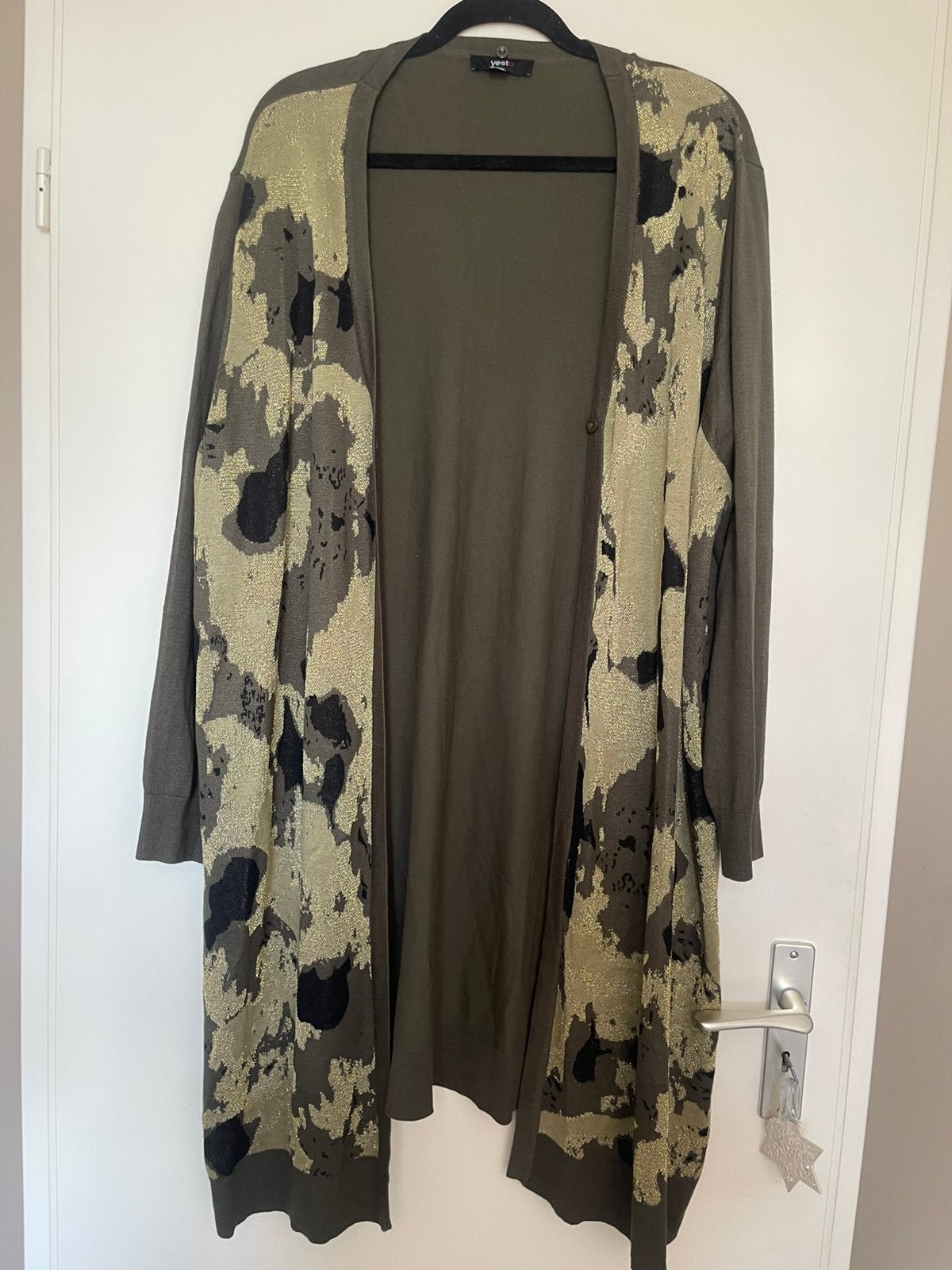 YESTA prachtig vest maat 50, Kleding | Dames, Ophalen of Verzenden, Zo goed als nieuw, Groen, Trui of Vest