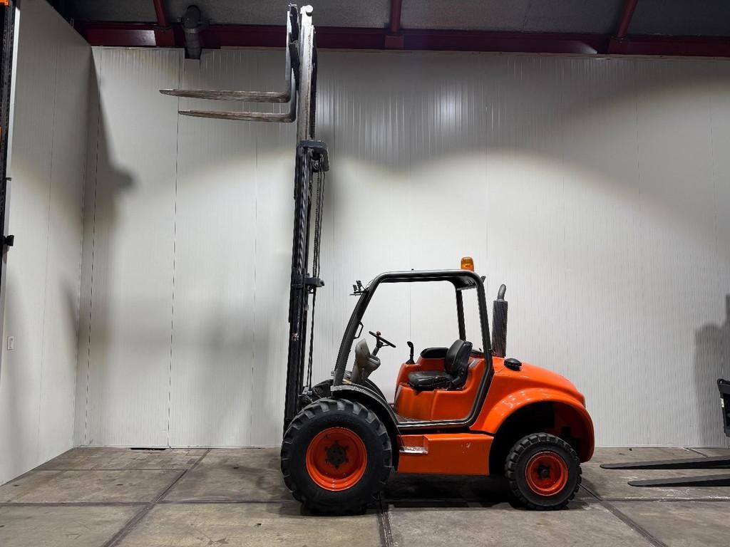 Ausa CH250 Triplex 3,7M Freelift Sideshift 4X2 Kubota Diesel, 2000 tot 3000 kg, Diesel, Heftruck, Ausa